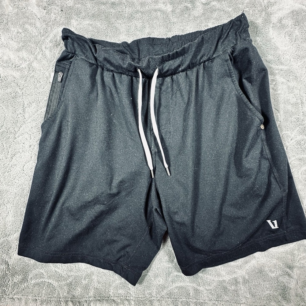 Vuori Men's Black Shorts Size Small Drawstring Sunday Performance Gym Training